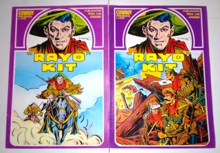 cómic tebeo español "Rayo Kit" serie Cowboy