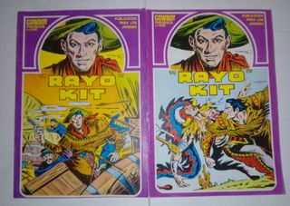 cómic tebeo español "Rayo Kit" serie Cowboy