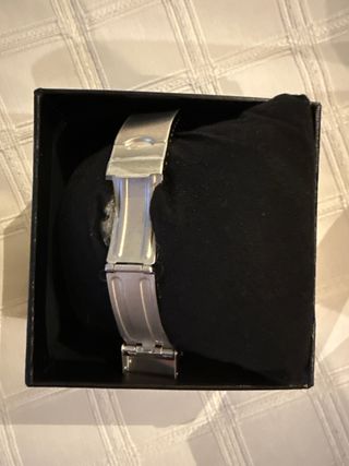 Reloj Time Force Plata y Blanco