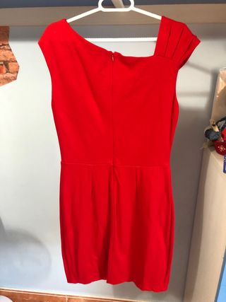 Vestido Rojo Mango Talla M/L