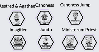 Tokens Hermanas de Batalla / Adepta Sororitas 40K