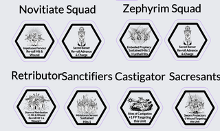 Tokens Hermanas de Batalla / Adepta Sororitas 40K