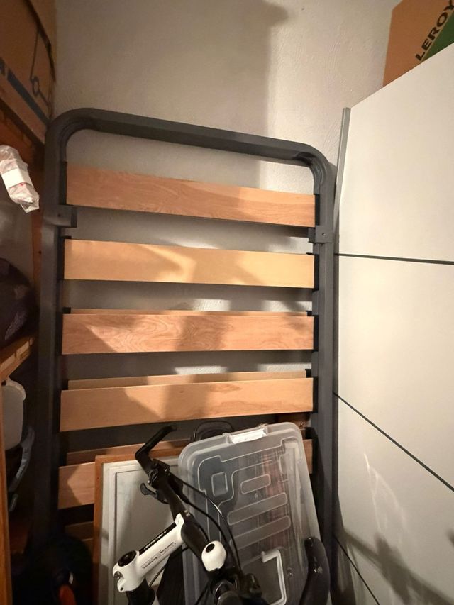 2 Bases lamas madera nuevas 90x190. cada una 50€