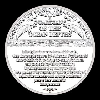 MUNDO SUBMARINO 6 MONEDAS CONMEMORATIVAS + ESTUCHE