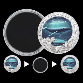 MUNDO SUBMARINO 6 MONEDAS CONMEMORATIVAS + ESTUCHE
