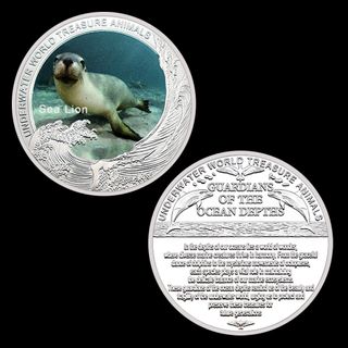 ESTUCHE 6 MONEDAS BAÑADAS EN PLATA