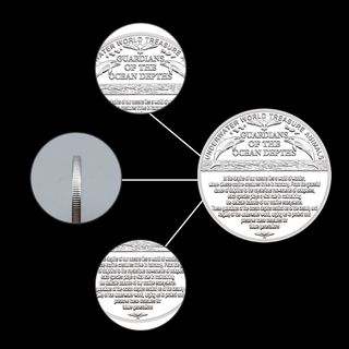 ESTUCHE 6 MONEDAS BAÑADAS EN PLATA