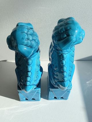 Coppia Cani Foo Ceramica manifattura cinese
