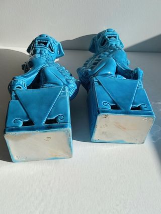 Coppia Cani Foo Ceramica manifattura cinese