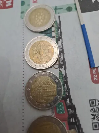 4 Monete 2 Euro Collezionismo