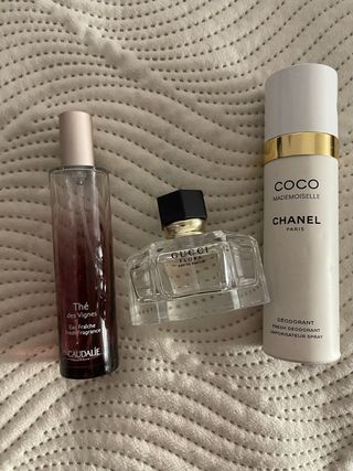 Set 3 bottiglie profumo vuote,l