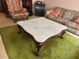 Mesa de centro mármol estilo clásico
