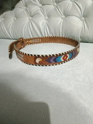Cinturón Étnico Indio con Águilas