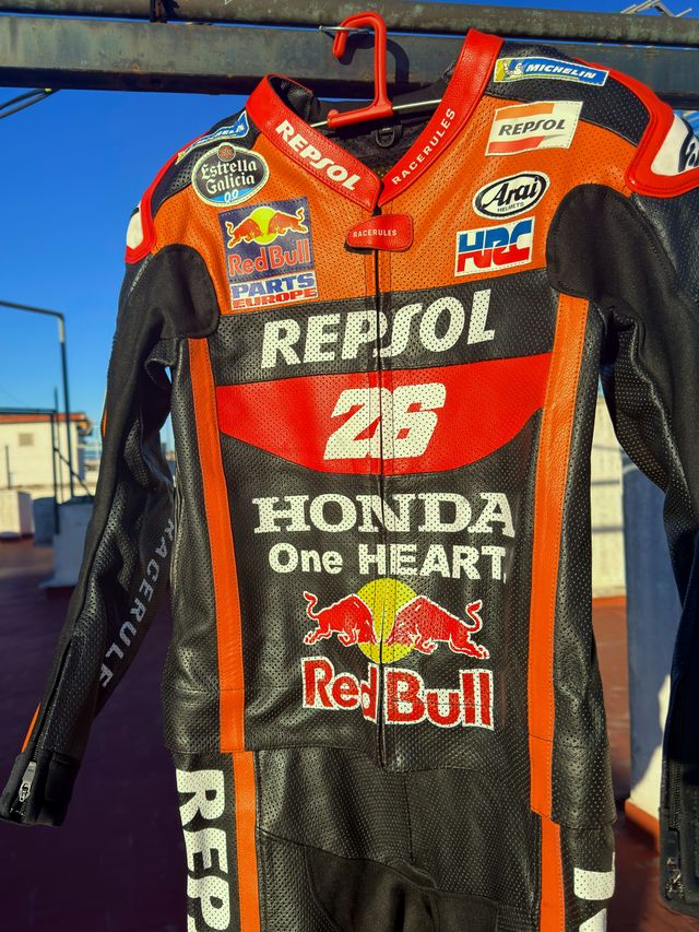 Traje de moto cuero Honda Repsol EU 54/XL - Nuevo