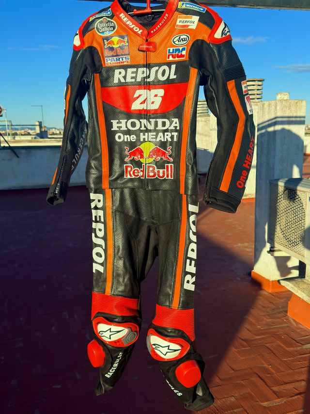 Traje de moto cuero Honda Repsol EU 54/XL - Nuevo