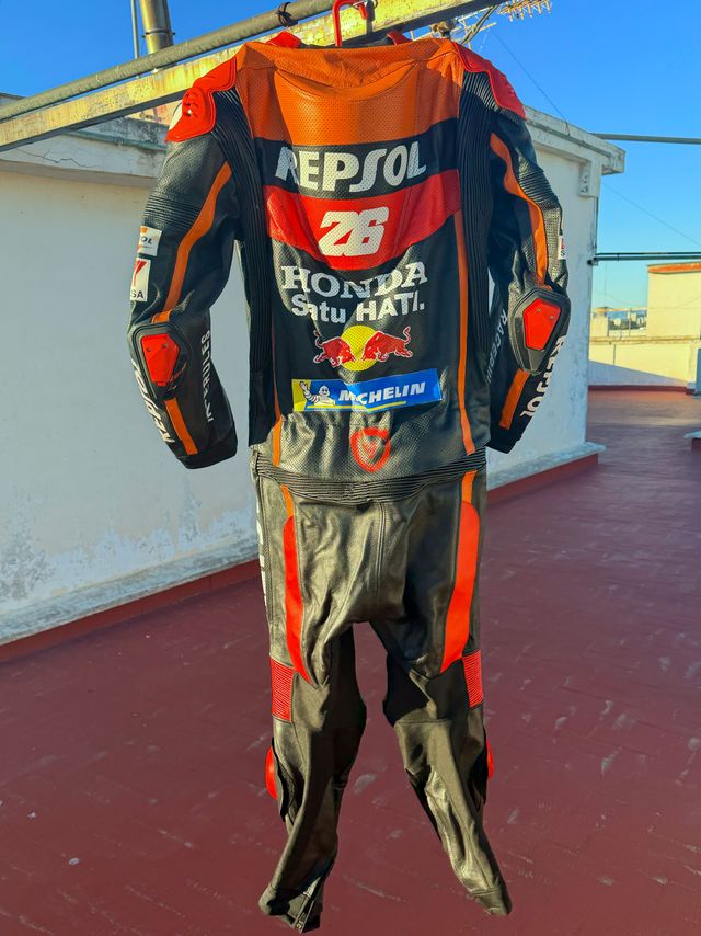 Traje de moto cuero Honda Repsol EU 54/XL - Nuevo