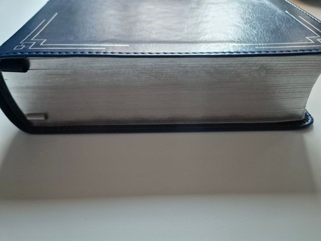 Biblia Católica, Ilustrada, Leathersoft, Azul A...