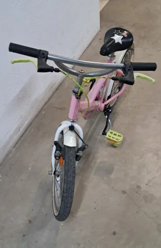 Bicicleta infantil rosa Btwin