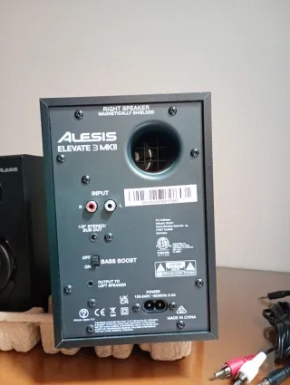Monitores de estudio Alesis negros