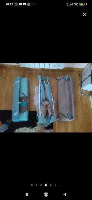 Cuna de viaje con cambiador