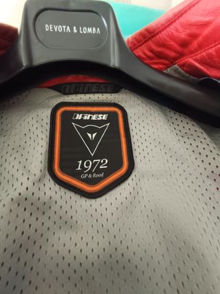 Chaqueta Moto Dainese Roja y Blanca