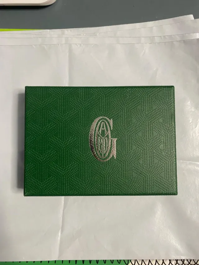 Tarjetero Clásico • estilo Goyard • sin estrenar