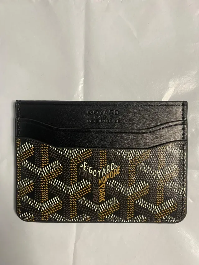 Tarjetero Clásico • estilo Goyard • sin estrenar