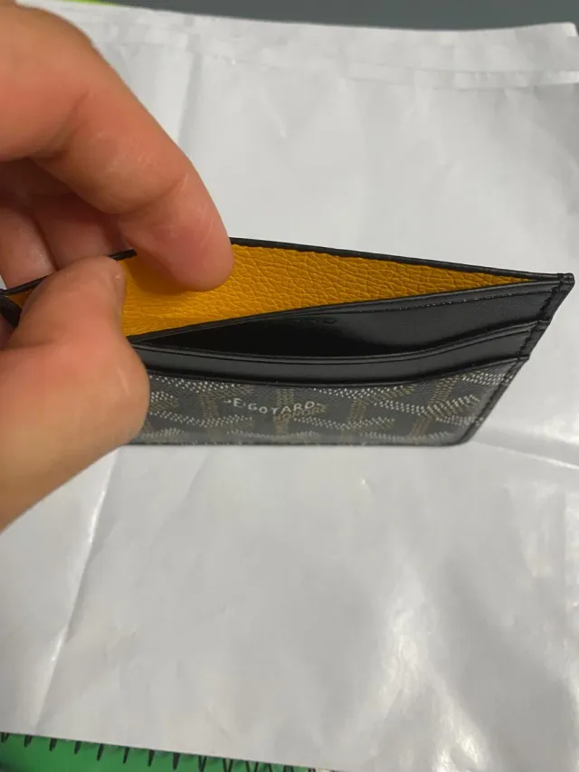 Tarjetero Clásico • estilo Goyard • sin estrenar