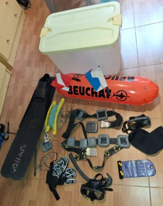Equipo de pesca submarina