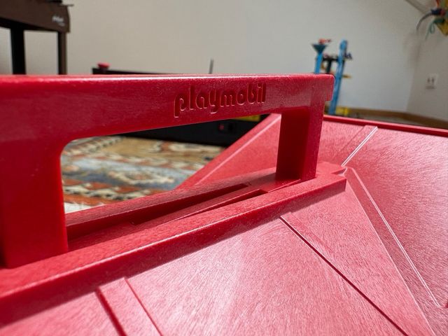 Playmobil establo plegable con figuras y caballos