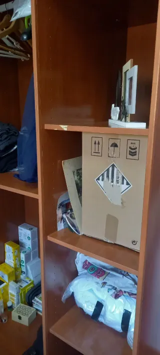 Armario modular madera y metal perfecto estado