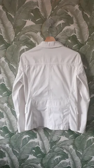 Americana blanca Massimo Dutti