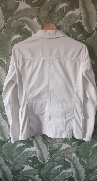 Americana blanca Massimo Dutti