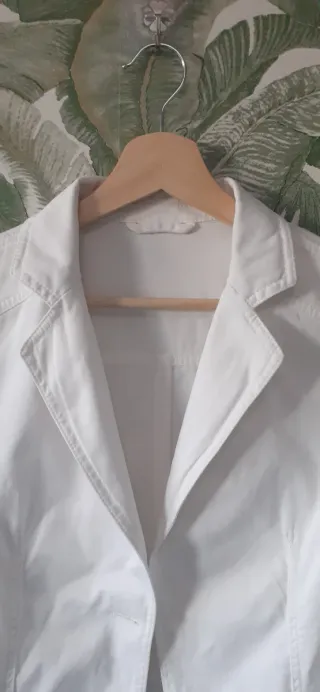 Americana blanca Massimo Dutti
