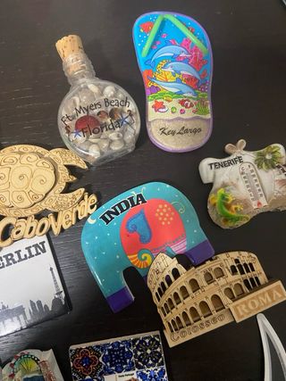 Calamite souvenir da viaggio