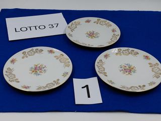 Tris piattini da dolce Bavaria