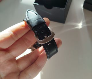 Reloj Deportivo 46 mm Cuero Real de Vaca + Acero