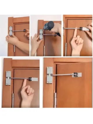 Cierre Puerta Automático Cromado