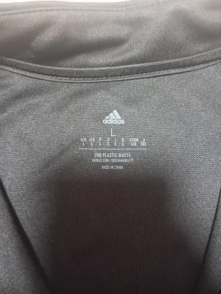 Chaqueta Adidas Talla L Negra y Azul