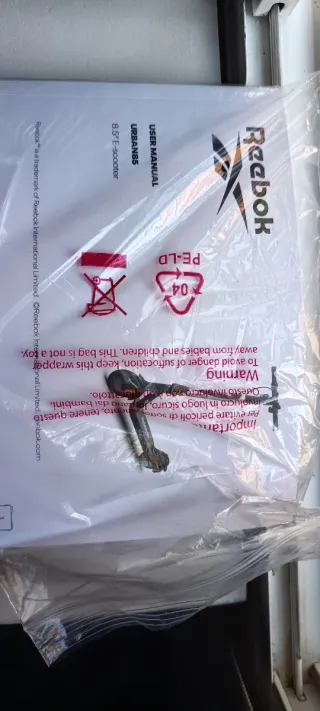 Patinete Eléctrico Reebok Azul