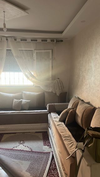 Sofás Salón Marroquí Tela Beige/Marrón