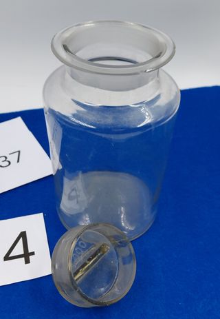 Vaso Barattolo Vetro Vintage