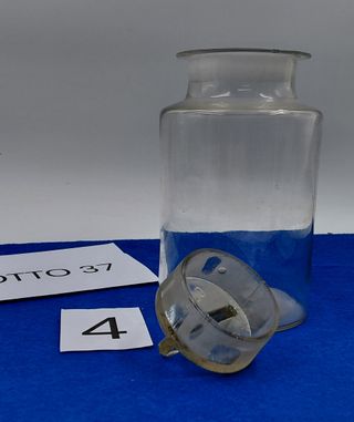 Vaso Barattolo Vetro Vintage