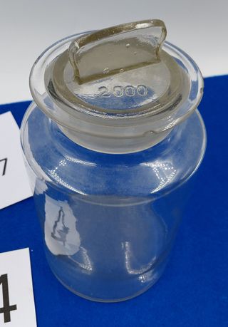 Vaso Barattolo Vetro Vintage