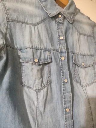 Camisa vaquera azul