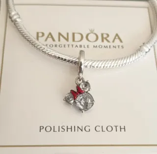 Charm Colgante Silueta de Minnie Mouse de Disney