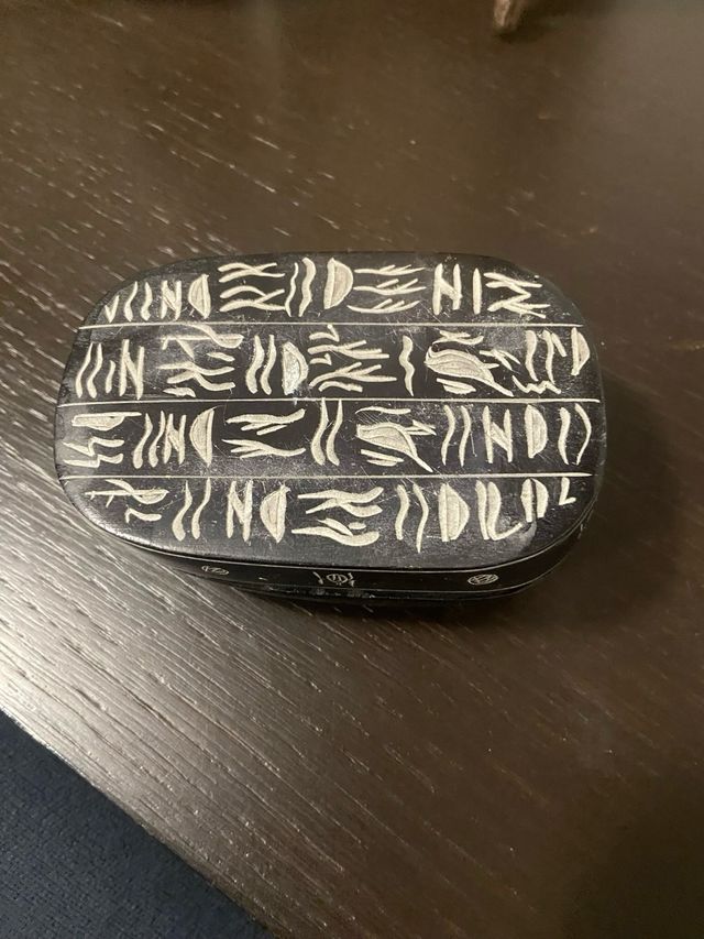 Scarababeo Egiziano con Geroglifici