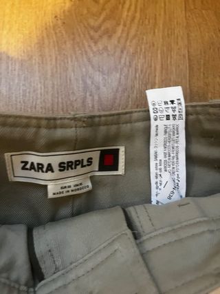 Pantalón Zara SPRLS verde Ancho