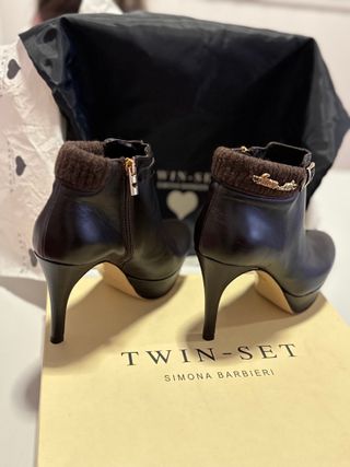 Botines TWIN-SET SIMONA BARBIERI Marrones