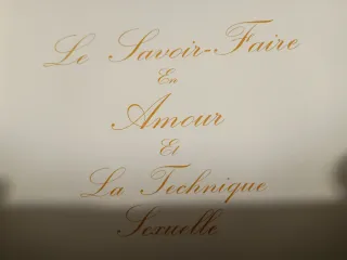 El saber en amor y la técnica sexual